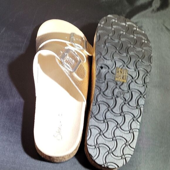 BRAND NEW SHOE LAND VIVIANA ROSE GOLD SANDAL - Picture 14 of 15